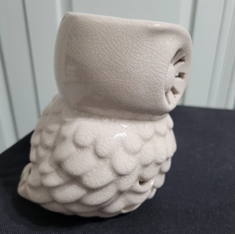 Pier One Owl Tealight Candle Tart Warmer